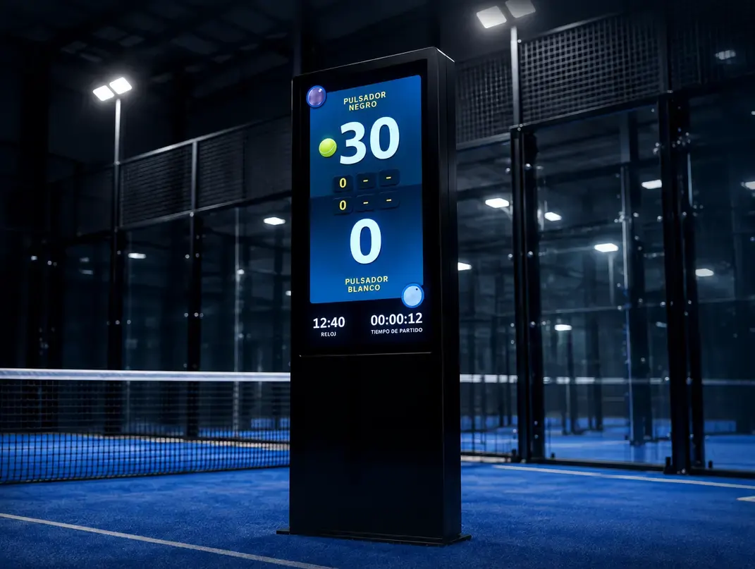 Marcador digital de pádel para clubes klaröscore EVO 1